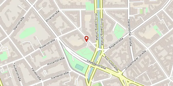Karte der Umgebung von Rochusstr. 47, 40479 Düsseldorf