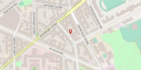 Karte der Umgebung von Wilsnacker Straße 32, 10559 Berlin
