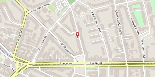 Karte der Umgebung von Schorlemerstr. 14, 40545 Düsseldorf