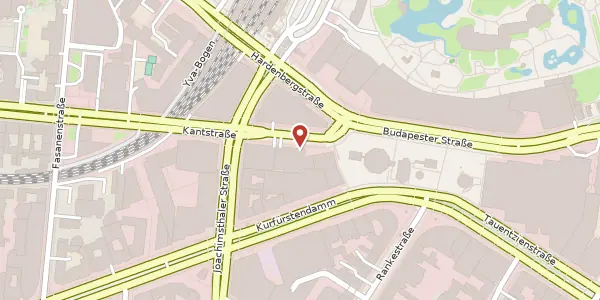 Karte der Umgebung von Kantstraße 164, 10623 Berlin