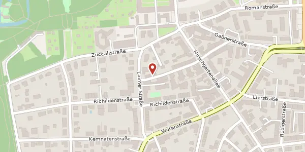 Karte der Umgebung von Hippmannstr. 28, 80639 München