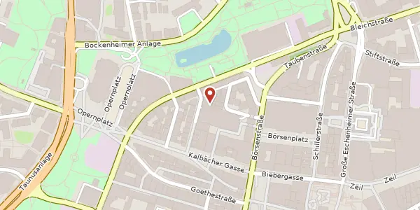 Karte der Umgebung von Kaiserhofstr. 16, 60313 Frankfurt am Main