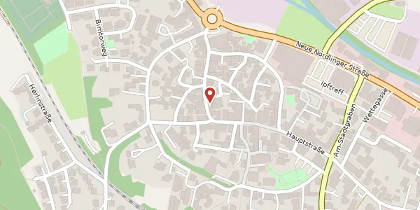 Karte der Umgebung von Hauptstraße 44, 73441 Bopfingen