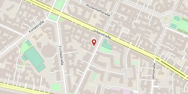 Karte der Umgebung von Graefestraße 32, 10967 Berlin