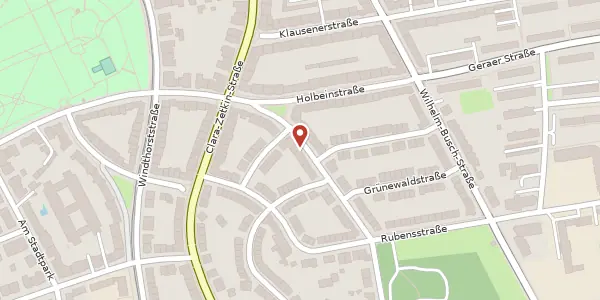 Karte der Umgebung von Hirnzigenweg 67, 99099 Erfurt