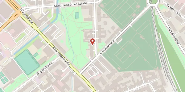 Karte der Umgebung von Neue Hochstraße 54, 13347 Berlin