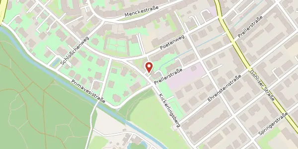 Karte der Umgebung von Kickerlingsberg 22, 04155 Leipzig