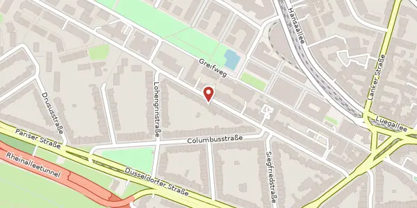 Karte der Umgebung von Schanzenstr. 41, 40549 Düsseldorf