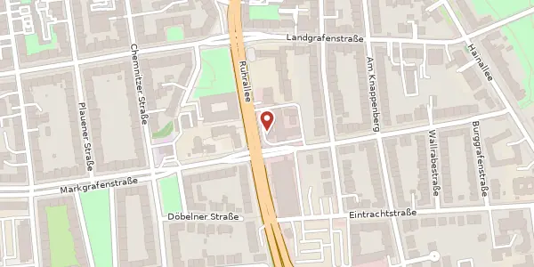 Karte der Umgebung von Ruhrallee 92, 44139 Dortmund