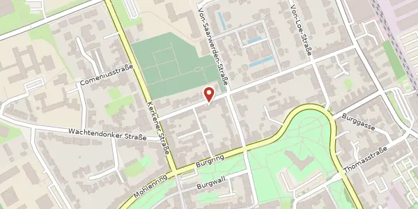 Karte der Umgebung von Siegfriedstr. 47, 47906 Kempen