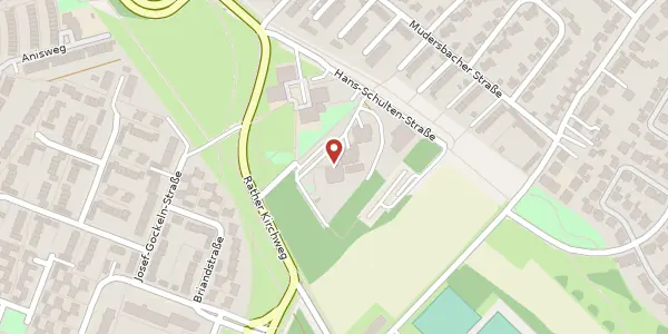 Karte der Umgebung von Hans-Schulten-Str. 14, 51109 Köln