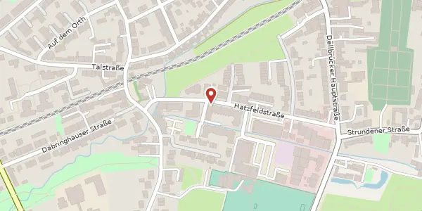Karte der Umgebung von Hatzfeldstraße 6, 51069 Köln