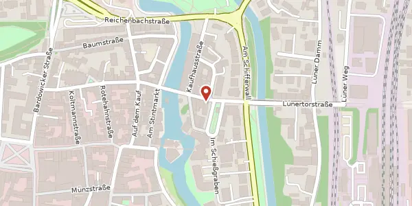 Karte der Umgebung von Lünertorstraße 4, 21335 Lüneburg