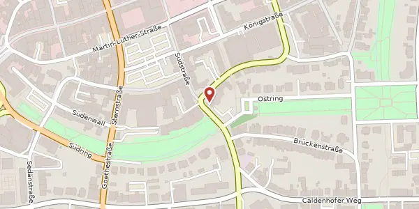 Karte der Umgebung von Südstr. 29, 59065 Hamm