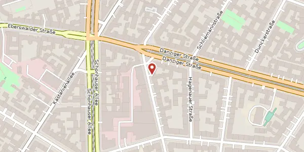Karte der Umgebung von Knaackstraße 96, 10435 Berlin