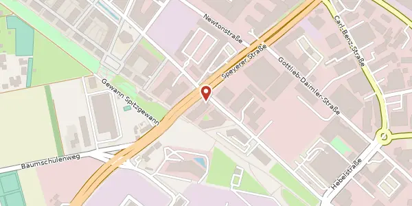 Karte der Umgebung von Rudolf-Diesel-Straße 11, 69155 Heidelberg