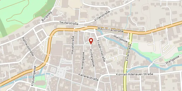 Karte der Umgebung von Hintergasse 36, 67433 Neustadt