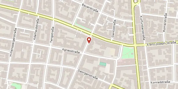 Karte der Umgebung von Isabellastr. 20, 80798 München