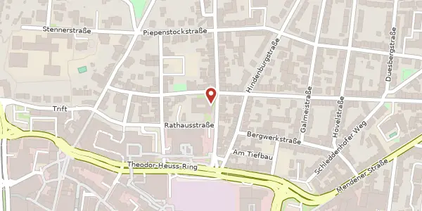 Karte der Umgebung von Lange Str. 19, 58636 Iserlohn