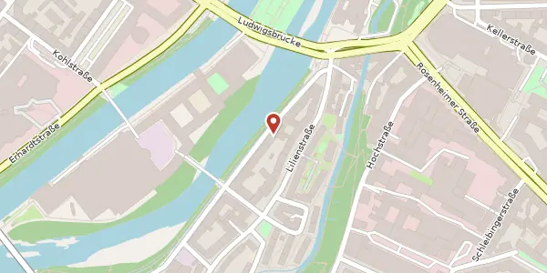 Karte der Umgebung von Zeppelinstaße 73, 81669 München