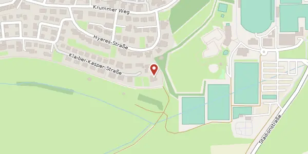 Karte der Umgebung von Klaiber-Kaspar-Straße 38, 78628 Rottweil