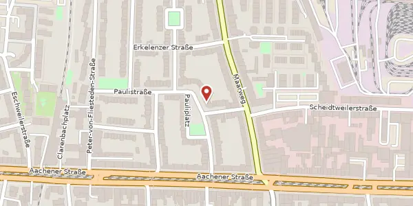 Karte der Umgebung von Paulistr. 28, 50933 Köln