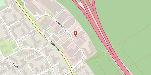 Karte der Umgebung von In der Steele 15, 40599 Düsseldorf