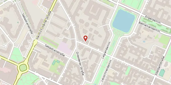 Karte der Umgebung von Waldemarstraße 3 b, 10179 Berlin