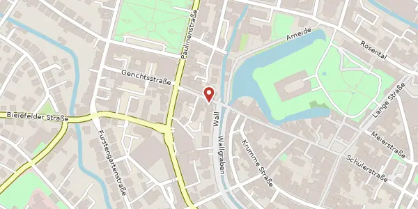Karte der Umgebung von Bruchstr. 36, 32756 Detmold