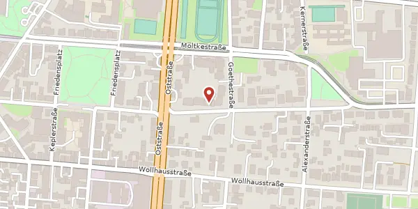 Karte der Umgebung von Bismarckstraße 43, 74074 Heilbronn