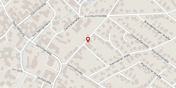 Karte der Umgebung von Sonnenbrink 12, 31840 Hessisch Oldendorf