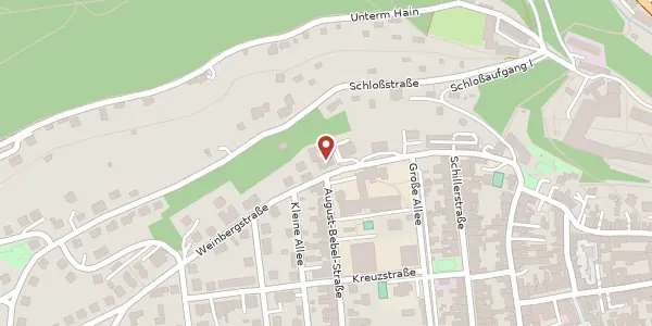 Karte der Umgebung von Weinbergstraße 6, 07407 Rudolstadt