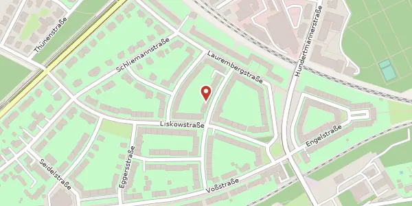 Karte der Umgebung von Oldendorpstraße 6, 18059 Rostock