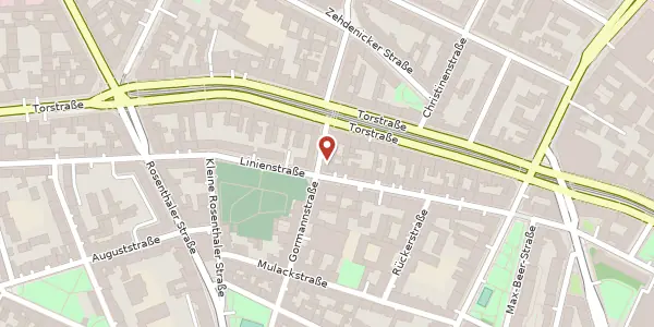 Karte der Umgebung von Linienstraße 60, 10119 Berlin