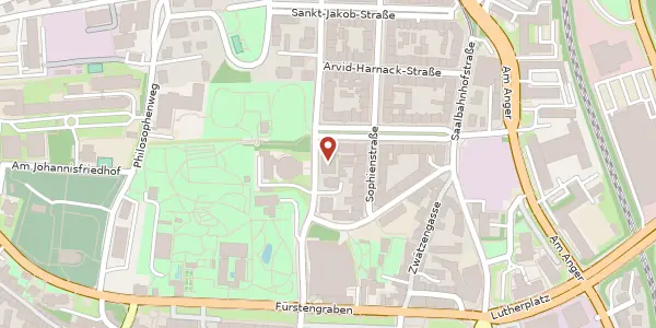 Karte der Umgebung von Am Planetarium 8, 07743 Jena
