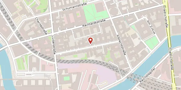 Karte der Umgebung von Marienstraße 24, 10117 Berlin