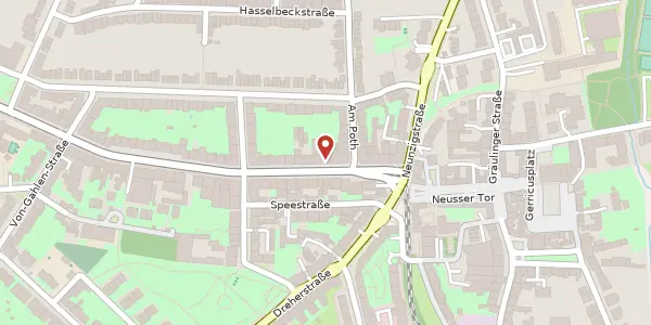 Karte der Umgebung von Benderstr. 17, 40625 Düsseldorf