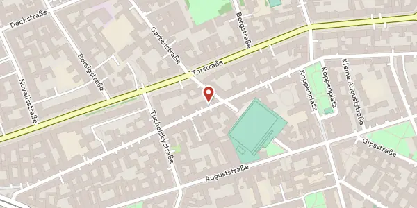 Karte der Umgebung von Linienstraße 106, 10115 Berlin
