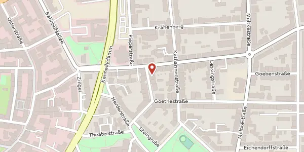 Karte der Umgebung von Schillerstraße 12, 31141 Hildesheim