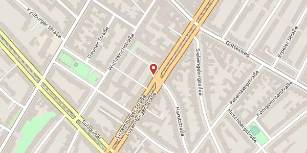 Karte der Umgebung von Luxemburger Str. 274 b, 50937 Köln