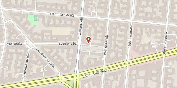 Karte der Umgebung von Walter-Benjamin-Platz 1, 10629 Berlin
