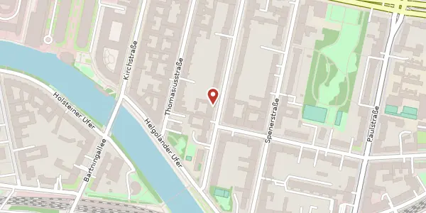 Karte der Umgebung von Calvinstraße 13, 10557 Berlin