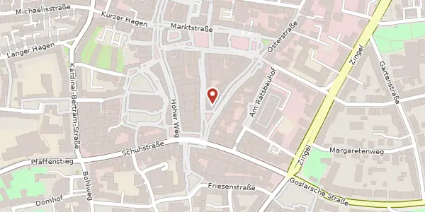 Karte der Umgebung von Scheelenstraße 21, 31134 Hildesheim