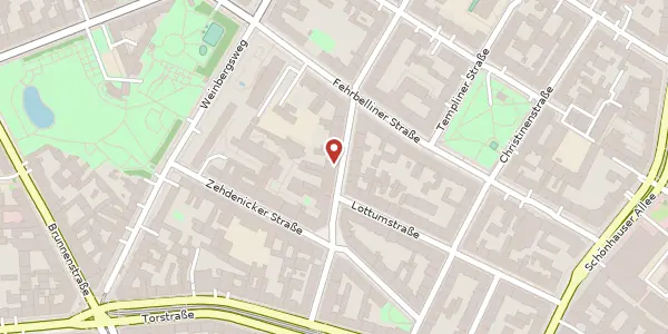Karte der Umgebung von Choriner Straße 81, 10119 Berlin