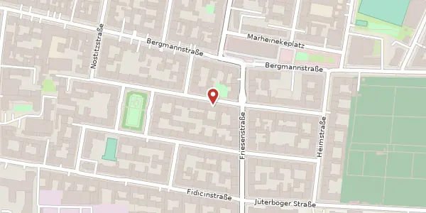 Karte der Umgebung von Arndtstraße 34, 10965 Berlin