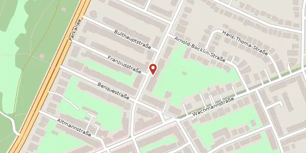 Karte der Umgebung von Hartwigstr. 11, 28209 Bremen