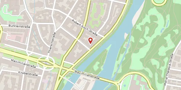 Karte der Umgebung von Widenmayerstr. 4, 80538 München