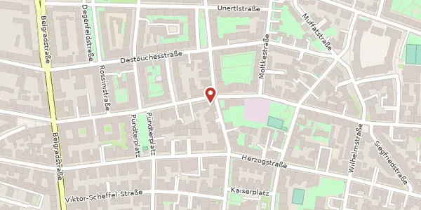 Karte der Umgebung von Clemensstr. 41, 80803 München