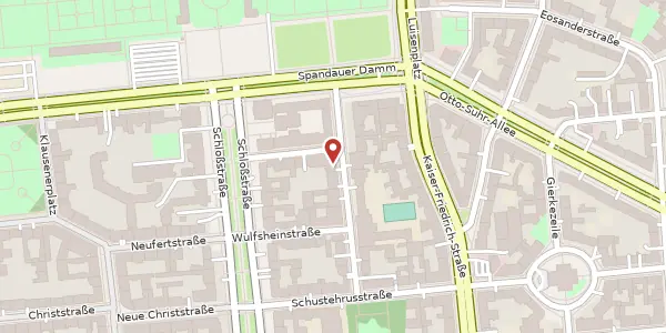 Karte der Umgebung von Nithackstraße 17, 10585 Berlin