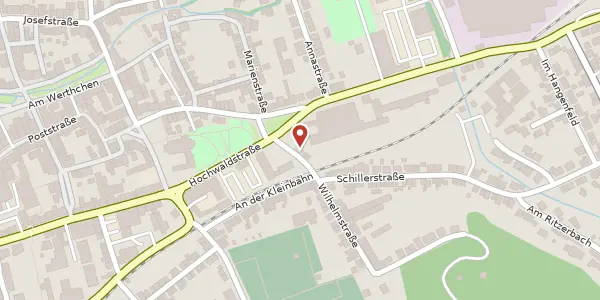 Karte der Umgebung von Wilhelmstraße 3, 66663 Merzig